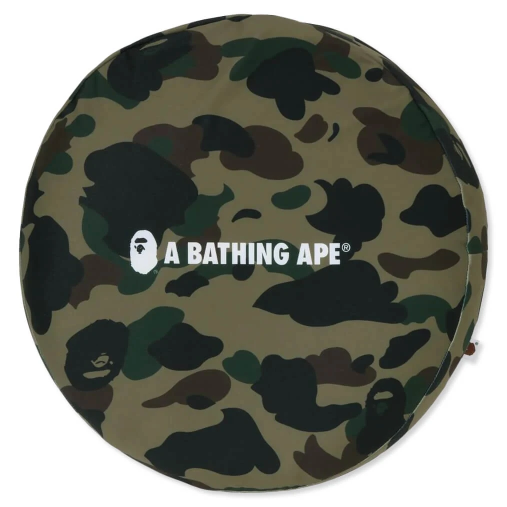 1st Camo Circle Fluffy Beads Cushion - Green 3 1st Camo Circle Fluffy Beads Cushion - Green