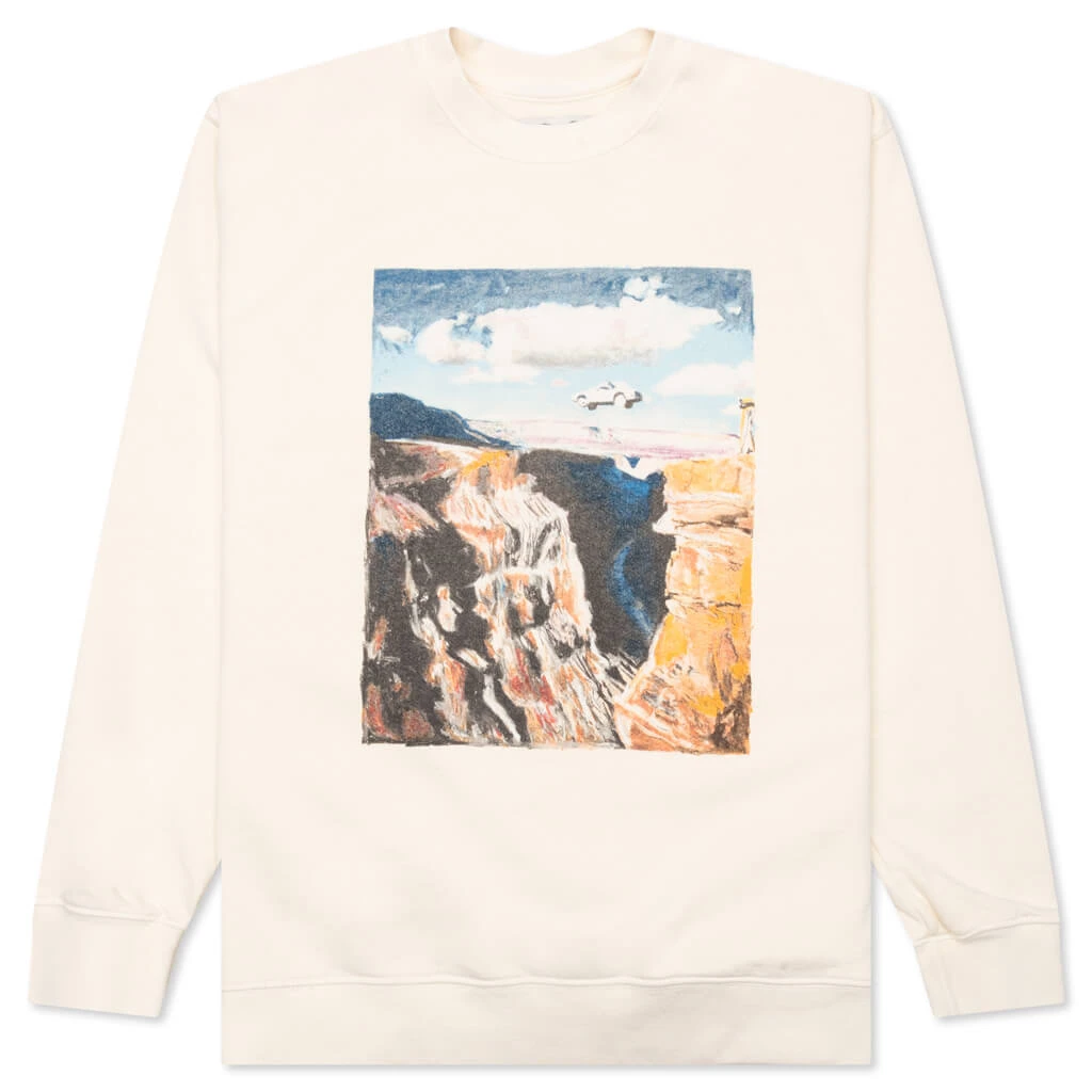 Stop Crewneck - Bone 3 Stop Crewneck - Bone
