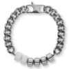 Merge Candy Charm Bracelet - Silver/White -Fashion Clothing Store 1017 ALYX 9SM Merge Candy Charm Bracelet Silver White AAUJW0122OT02 MTY0002 11 24 21 FEATURE 01copy