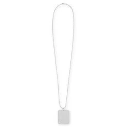 Military Tag - Silver