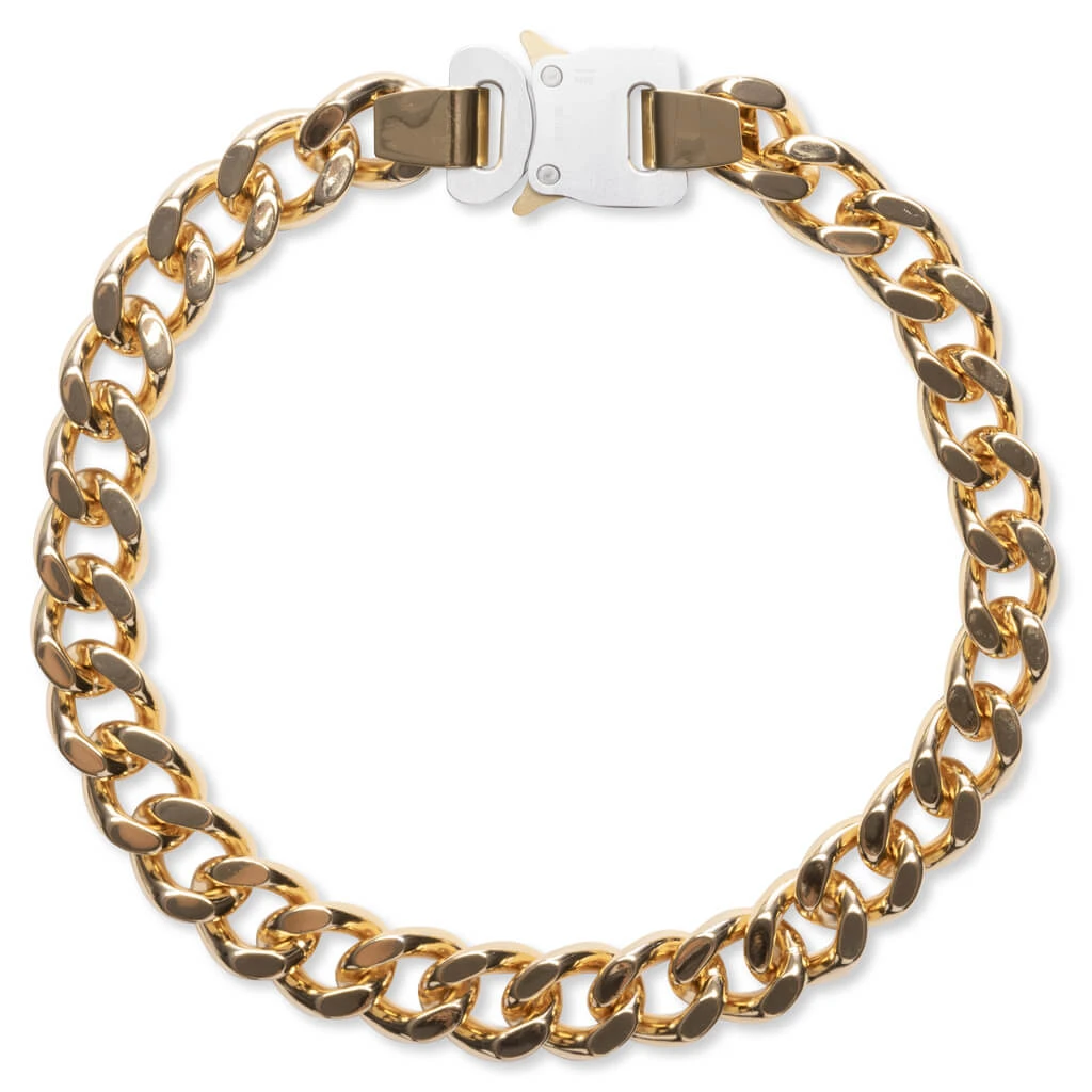 Necklace With Buckle - Gold Shiny 3 Necklace With Buckle - Gold Shiny