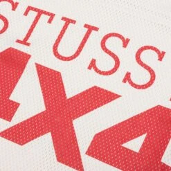 Stussy 4x4 Mesh Football Jersey - Bone -Fashion Clothing Store 4x4 Mesh Football Jersey Bone 1140329 BONE 06 15 23 Feature KN 5