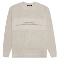 A-COLD-WALL* A-Cold Wall Dialogue Knit - Bone