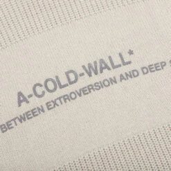 A-COLD-WALL* A-Cold Wall Dialogue Knit - Bone -Fashion Clothing Store A Cold Wall Dialogue Knit Bone ACWMK053 05 20 22 Feature 4