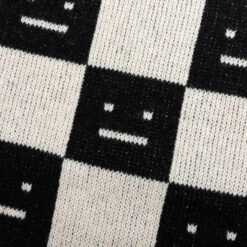 Acne Studios Kids Wool Crewneck Sweater - Black/Oatmeal Beige -Fashion Clothing Store Acne Studios Kids Wool Crewneck Sweater Black Oatmeal Beige D60015 CQK 2