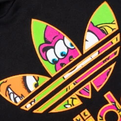 Adidas Originals X Jeremy Scott Women's Cropped Hoodie - Black -Fashion Clothing Store Adidas Originals x Jeremy Scott Womens Cropped Hoodie Black H53361 11 05 2021 01 2