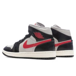 Air Jordan 1 Mid Women's - Black/Gym Red/College Grey -Fashion Clothing Store Air Jordan 1 Mid Women s Black Gym Red College Grey BQ6472 060 08 02 23 Feature KN 5
