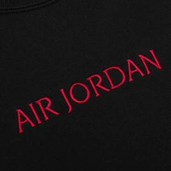 Air Jordan Women's Crew Sweatshirt - Black/Gym Red -Fashion Clothing Store Air Jordan Women s Crew Sweatshirt Black Gym Red DQ4649 010 10 05 22 Feature VR 3