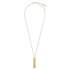 Ambush Battery Charm Necklace - Gold