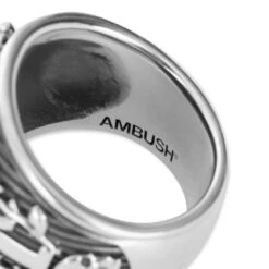 Ambush Class Ring - Silver/Black -Fashion Clothing Store Ambush Class Ring Silver Black BMOC011F20MET0017210 10 24 2020 01 4