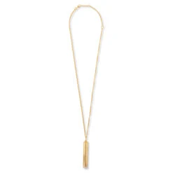 Ambush Pill Case Necklace Stone - Gold/White