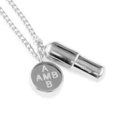 Ambush Pill Charm Necklace - Silver/No Color -Fashion Clothing Store AmbushPillCharmEarring Silver NoColorBMOD007S21MET0017200 March232021 2