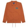 King Logo Twill Coaches Jacket - Rust -Fashion Clothing Store Awake NY King Logo Twill Coaches Jacket Rust AWK SP23 OT007 RUS 05 28 23 Feature KN