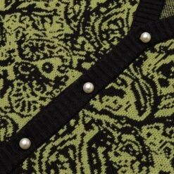 Awake Paisley Cardigan - Black -Fashion Clothing Store Awake Paisley Cardigan Black AWK F20 KN002 11 24 2020 01 3