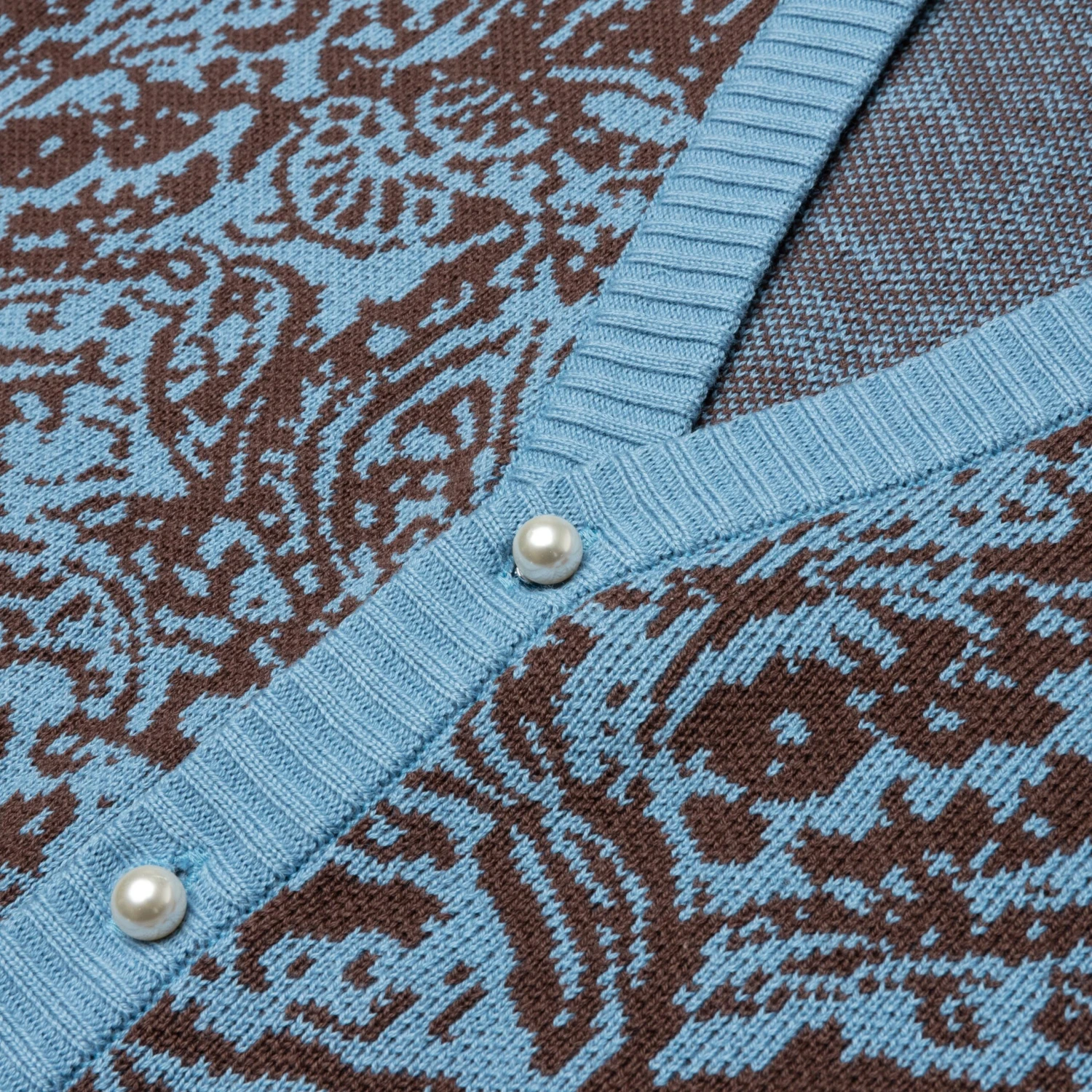 Awake Paisley Cardigan - Carolina 5 Awake Paisley Cardigan - Carolina - Image 3