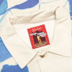 Bedroom Painting Denim Jacket - Cream -Fashion Clothing Store Bedroom Painting Denim Jacket Cream AW23 OW 18 08 17 23 Feature VR 10