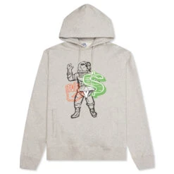 Billlionaire Boys Club BB Icon Hoodie - Heather Grey