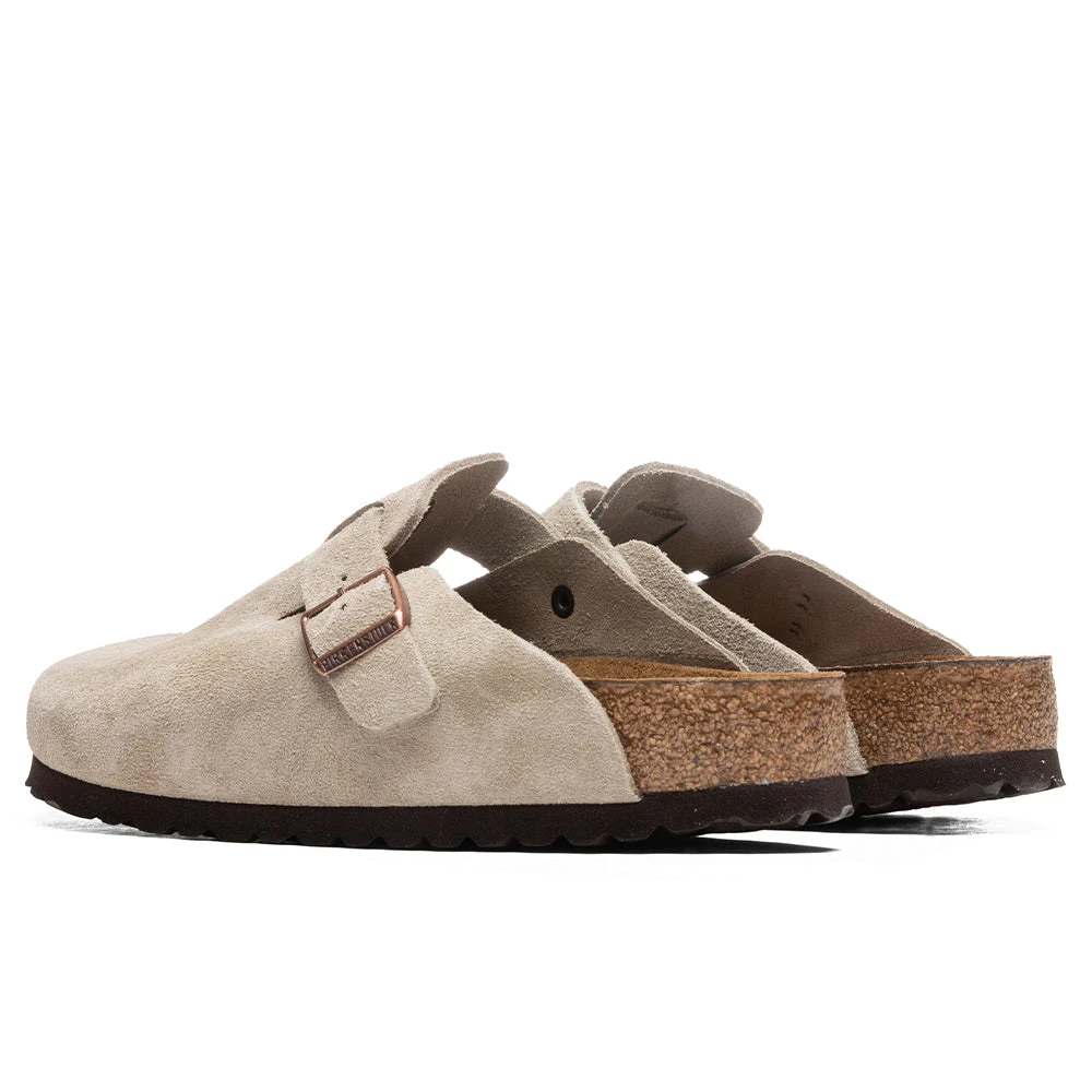 Birkenstock Wide Boston Soft Footbed - Taupe 6 Birkenstock Wide Boston Soft Footbed - Taupe - Image 4