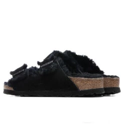 Birkenstock Women's Narrow Arizona Shearling - Black 9 Birkenstock Women's Narrow Arizona Shearling - Black -Fashion Clothing Store Birkenstock Narrow Arizona Shearling Black 0752663 07 09 2021 01 2