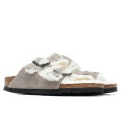 Birkenstock Women's Narrow Arizona Shearling - Stone Coin -Fashion Clothing Store Birkenstock Narrow Arizona Shearling Stone Coin 1017403 07 12 2021 01 2
