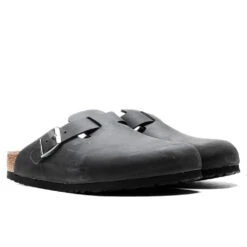 Birkenstock Wide Boston - Black Oil -Fashion Clothing Store Birkenstock Wide Boston Black Oil 0059461 06 19 22 Feature JORDAN 10