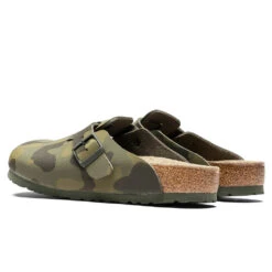 Birkenstock Wide Boston - Desert Soil Camo Green -Fashion Clothing Store Birkenstock Wide Boston Desert Soil Camo Green 1023211 02 23 23 Feature JP 5