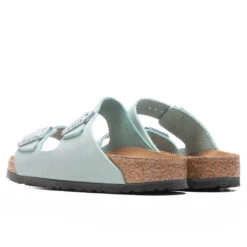 Birkenstock Women's Narrow Arizona Soft Footbed - Faded Aqua 9 Birkenstock Women's Narrow Arizona Soft Footbed - Faded Aqua -Fashion Clothing Store Birkenstock Women s Narrow Arizona Soft Footbed Faded Aqua 1021446 05 08 22 Feature 5