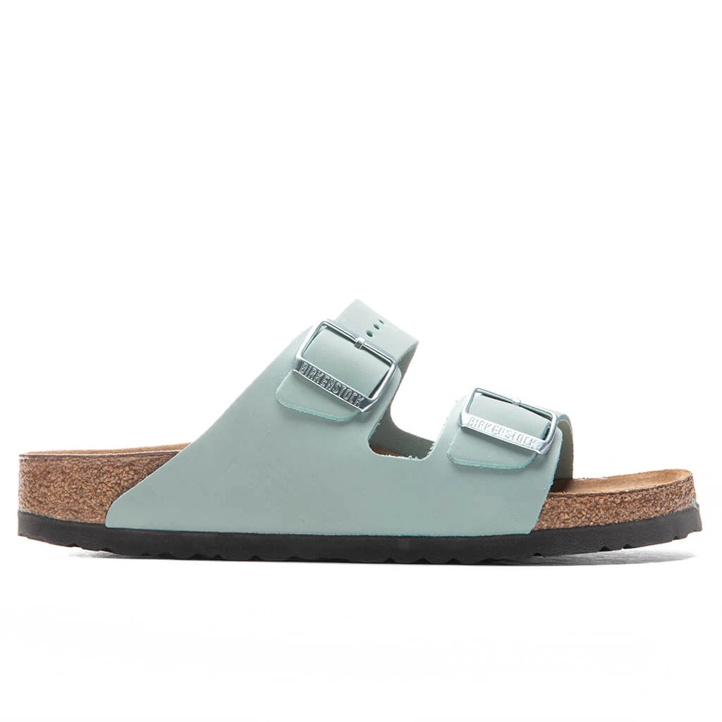 Birkenstock Women's Narrow Arizona Soft Footbed - Faded Aqua 3 Birkenstock Women's Narrow Arizona Soft Footbed - Faded Aqua
