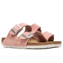 Birkenstock Women's Narrow Arizona Soft Footbed - Pink Clay -Fashion Clothing Store Birkenstock Women s Narrow Arizona Soft Footbed Pink Clay 1023321 09 04 22 Feature JM 6