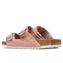 Birkenstock Women's Narrow Arizona Soft Footbed - Pink Clay -Fashion Clothing Store Birkenstock Women s Narrow Arizona Soft Footbed Pink Clay 1023321 09 04 22 Feature JM 8