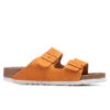 Birkenstock Women's Narrow Arizona Soft Footbed - Russet Orange -Fashion Clothing Store Birkenstock Women s Narrow Arizona Soft Footbed Russet Orange 1021396 02 11 2022 01