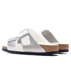 Birkenstock Women's Narrow Arizona Split Birko-Flor - White/Silver 9 Birkenstock Women's Narrow Arizona Split Birko-Flor - White/Silver -Fashion Clothing Store Birkenstock Women s Narrow Arizona Split Birko Flor White Silver 1020927 02 11 2022 01 4