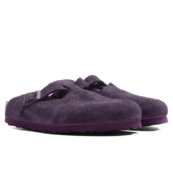 Birkenstock Women's Narrow Boston Soft Footbed - Blackberry Wine 8 Birkenstock Women's Narrow Boston Soft Footbed - Blackberry Wine -Fashion Clothing Store Birkenstock Women s Narrow Boston Soft Footbed Blackberry Wine 1023542 01 18 23 Feature DV 4