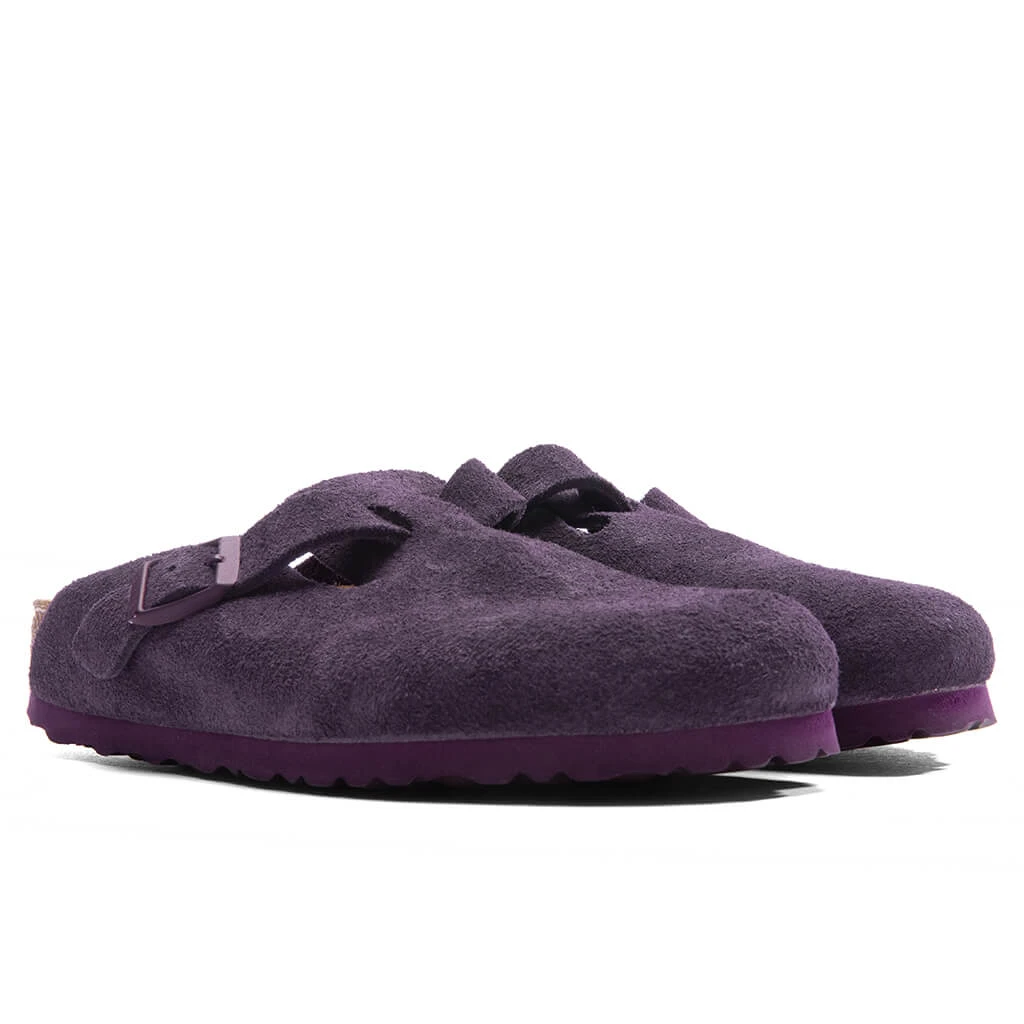 Birkenstock Women's Narrow Boston Soft Footbed - Blackberry Wine 5 Birkenstock Women's Narrow Boston Soft Footbed - Blackberry Wine - Image 3