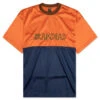 Maze Football Mesh Shirt - Orange/Navy -Fashion Clothing Store Brain Dead Maze Football Mesh Shirt Orange Navy BDS22T00002611OR01 237