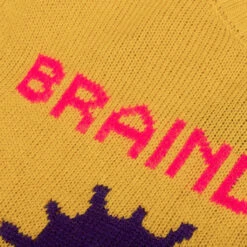 Slingshot Knit Sweater - Mustard -Fashion Clothing Store Brain Dead Slingshot Knit Sweater Mustard BDF21O12002025YL08 04 22 22 Feature 6