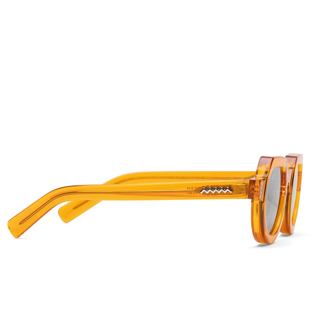 Tani Sunglasses - Orange/Silver Reflective 4 Tani Sunglasses - Orange/Silver Reflective - Image 2