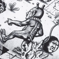 Wild Things Pajama Top - Multi -Fashion Clothing Store Brain Dead Wild Things Pajama Top Multi BDP21T14001733MP01 05 20 2021 01 4