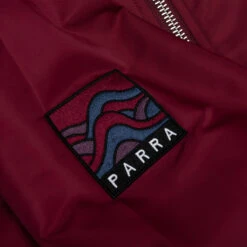 Stacked Pets Varsity Jacket - Deep Red 10 Stacked Pets Varsity Jacket - Deep Red -Fashion Clothing Store By Parra Stacked Pets Varsity Jacket Deep Red 49140 01 28 23 Feature KN 8