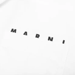 Marni Pocket Logo Vacation Shirt - Lily White -Fashion Clothing Store CUMU0213P8 USCT88 LOW01 Pocket Logo Vacation Shirt Lily White 08 25 23 Feature KN 5