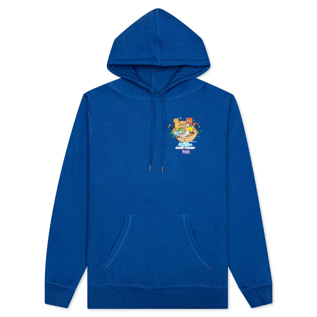 Carrots By Gone Fishing Hoodie - Blue 3 Carrots By Gone Fishing Hoodie - Blue