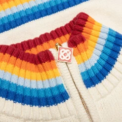 Casablanca Cotton Knit - Off-White -Fashion Clothing Store Casablanca Cotton Knit Off White MS23 KW 353 02 02 25 23 Feature KN 8