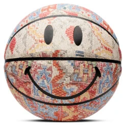 Chinatown Smiley Patchwork Rug Basketball - Multi