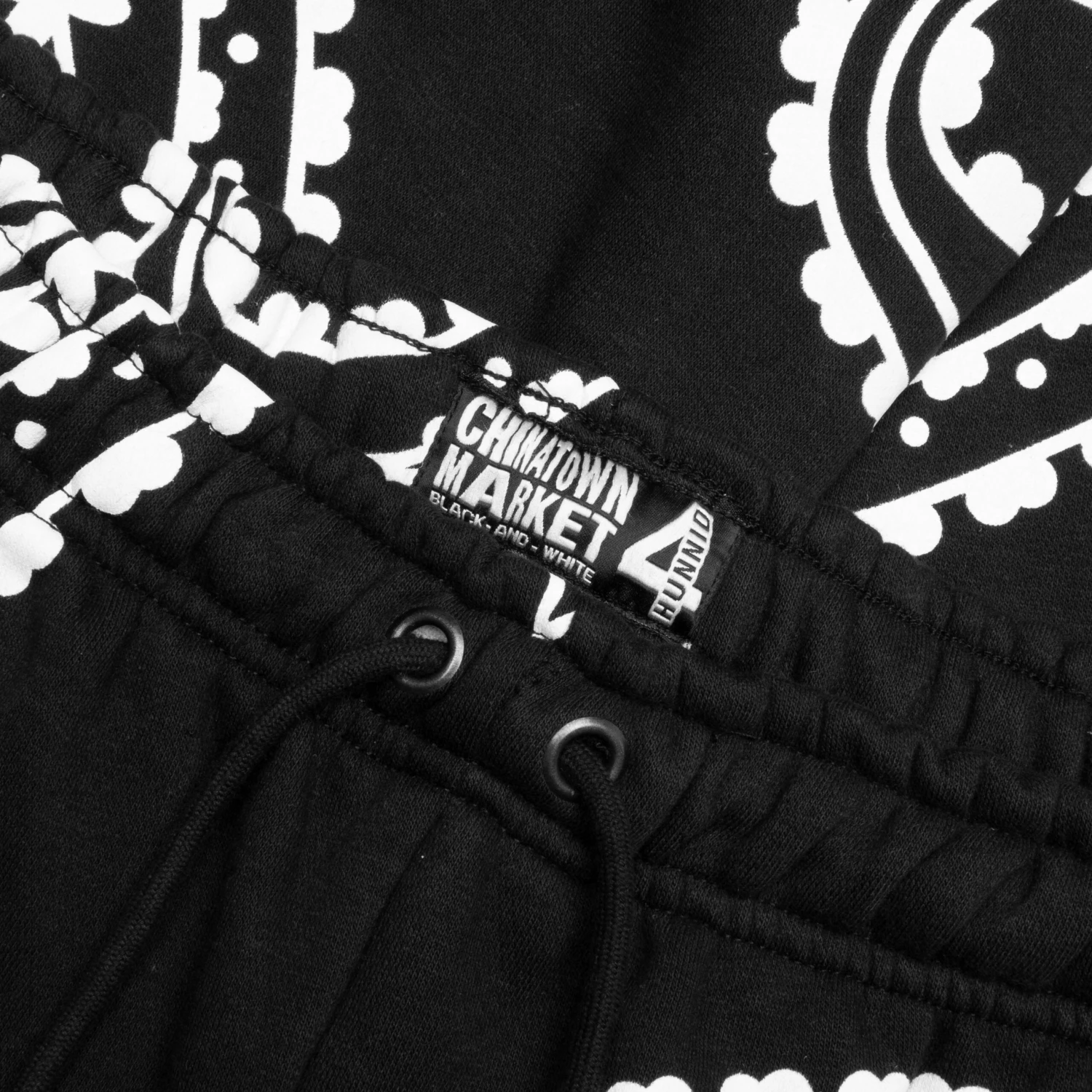 Chinatown X YG Paisley Sweatpants - Black 5 Chinatown X YG Paisley Sweatpants - Black - Image 3