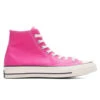 Converse Chuck '70 Hi - Lucky Pink/Egret/Black 1 Converse Chuck '70 Hi - Lucky Pink/Egret/Black -Fashion Clothing Store Chuck 70 Hi Lucky Pink Egret Black A04594C 06 28 23 Feature VR MG