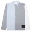 JW Anderson Classic Fit Patchwork Shirt - Light Blue/Grey 1 JW Anderson Classic Fit Patchwork Shirt - Light Blue/Grey -Fashion Clothing Store Classic Fit Patchwork Shirt Light Blue Grey SH0252 PG1140 868 08 22 23 Feature JP