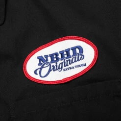 Classic Work L/S Shirt - Black -Fashion Clothing Store Classic Work L S Shirt Black 232TSNH SHM01 BLK 08 22 23 Feature JP 8