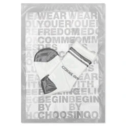 K503 Socks - White/Black