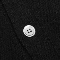 V-Neck Cardigan - Black -Fashion Clothing Store Comme des Garcons PLAY V Neck Cardigan Black AZ N062 051 1 01 01 2021 01 4