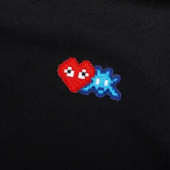 Comme Des Garcons PLAY X The Artist Invader Women's Full-Zip Hoodie - Black -Fashion Clothing Store Comme des Garcons PLAY x the Artist Invader Women s Full Zip Hoodie Black AZ T333 051 1 09 07 23 Feature VR 5